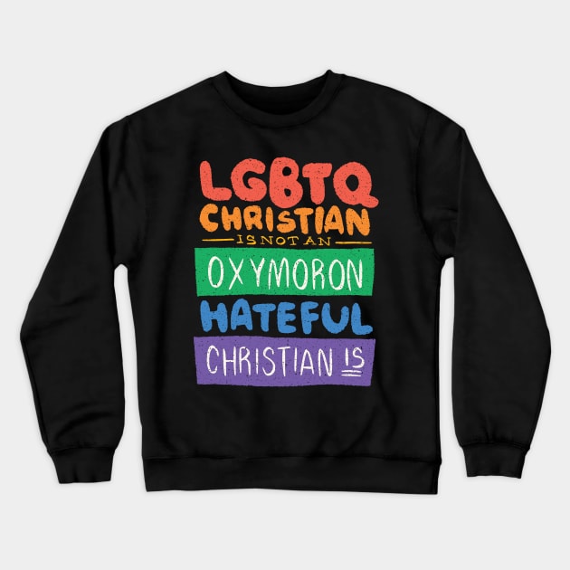 LGBT Crewneck Sweatshirt by LR_Collections